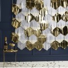 Bikube Backdrop Hvid/Guldfolie