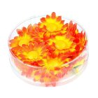 Kunstige Margueritter Orange/Gul