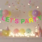 LET'S PARTY Guirlande Neon
