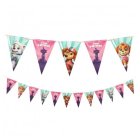 Paw Patrol® Vimpelguirlande Lyserød