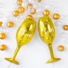 Champagneglas Folieballon