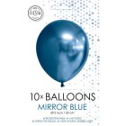 Krom Latexballoner Blå