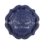Eid Mubarak Paptallerkener Mørkeblå