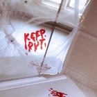 Keep Out Vinduesklistermærker Rød