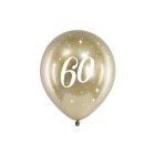 60 Års Balloner Guld