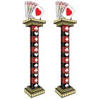 Casino Royal Flush Søjle Dekorationer