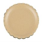Paptallerkener Kraft/Guld