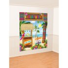 Tiki Bar Luau Party Backdrop