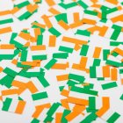 Irland Flag Konfetti