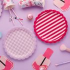 Pamper Party Stribede Tallerkener