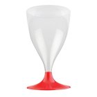 Genanvendelige Champagneglas Rød