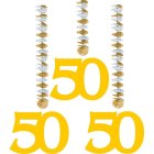 50 Års Swirls Guld/Sølv
