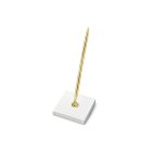 Kuglepensholder Inkl Kuglepen Guld/Cremehvid