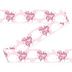 Baby Girl Tape Pink/Hvid