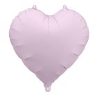 Hjerte Folieballon Mat Lilla