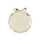 Sløjfe Paptallerkener Beige/Guld