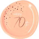 Paptallerkener 70 Års Lush Blush