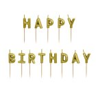 Happy Birthday Kagelys Guld