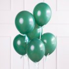 Små Latexballoner Flaskegrøn 12 cm