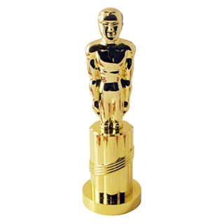 Plastik Statue Guld