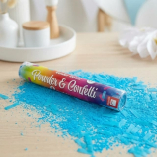Gender Reveal Konfettirør Blå
