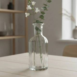 Lola Vase Slank Transparent