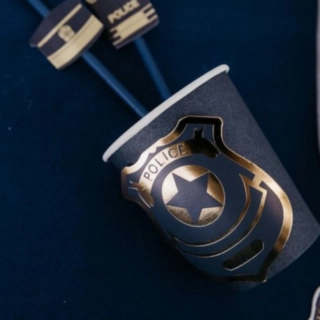 Politi Badge Krus