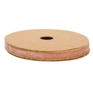 Velour Bånd Rosentræ Guld