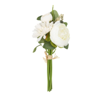Kunstig Blomsterbuket Creme