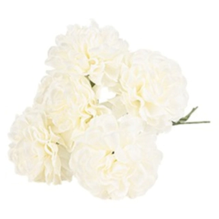 Kunstig Hortensia Buket Creme