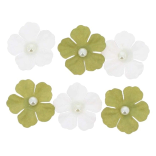 Papirblomster Grøn