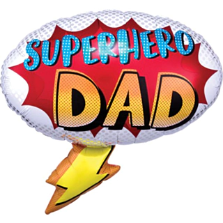 Superhero Dad Folieballon