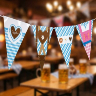 Oktoberfest Figur Vimpelguirlande