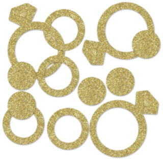 Diamantring Konfetti Guld