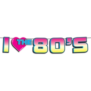 I Love the 80's Banner