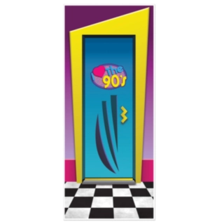 I Love the 90's Dørcover