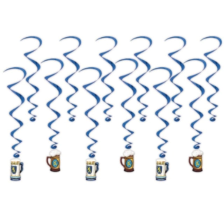 Oktoberfest Swirls Blå