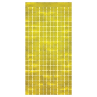 Firkantet Backdrop Metallisk Guld