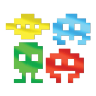 80'er Pixel Udskæringer
