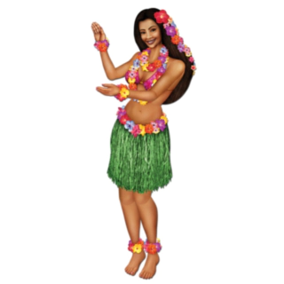 Hawaii Hula Danser Papfigur