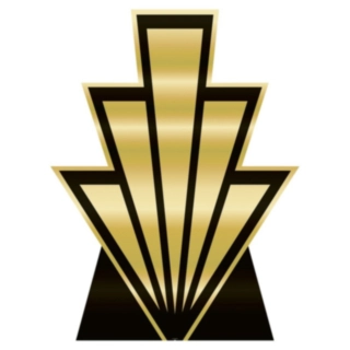 20'er Art Deco Dekoration Guld