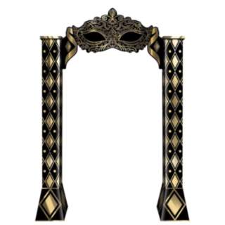Masquerade Indgangsport Guld/Sort