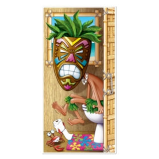 Tiki Toilet Dørcover