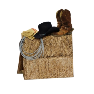 3D Western Borddekoration