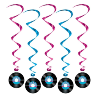 Rock & Roll Vinylplade Swirls