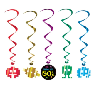 80'er 8-Bit Swirls