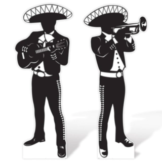 Fiesta Mariachi Silhuet Dekorationer