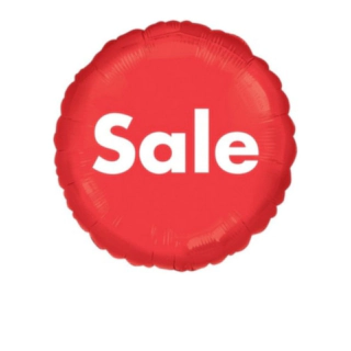 Sale Folieballon Rød