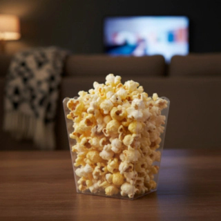 Popcornbæger Transparent