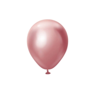 Premium Mini Latexballoner Chrome Pink